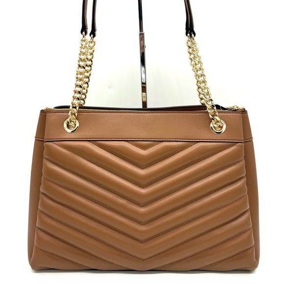 Michael Kors Whitney Medium Quilted Tote Bag Luggage (NWT) - Picture 5 of 11
